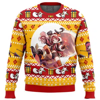 Kyoko Sakura Puella Magi Madoka Magica Ugly Christmas Sweater