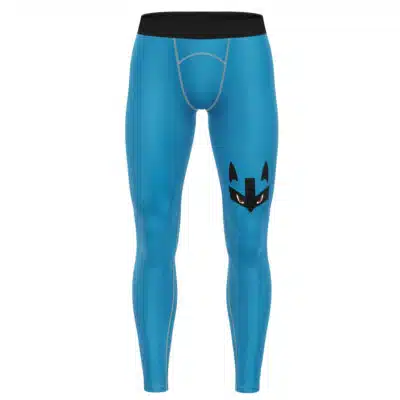 Lucario Face Pokemon Compression Pants Spats
