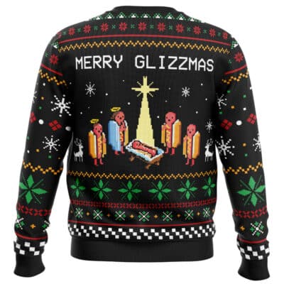 Merry Glizzmas Ugly Christmas Sweater