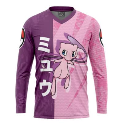 Mew Attack Pokemon Hockey Jersey