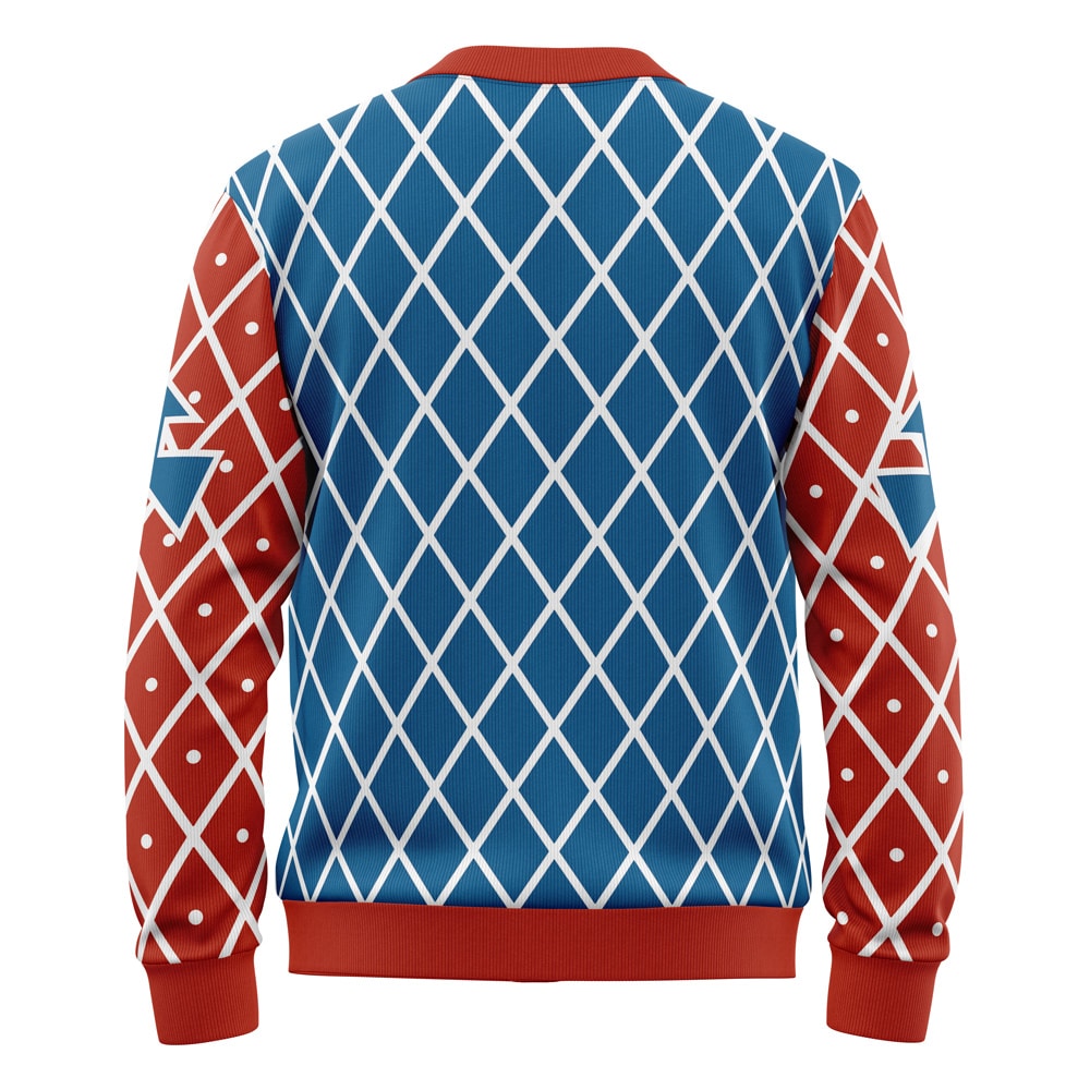 Mista Guido Jojo's Bizarre Adventure Knitted Cardigan Sweater - Image 2