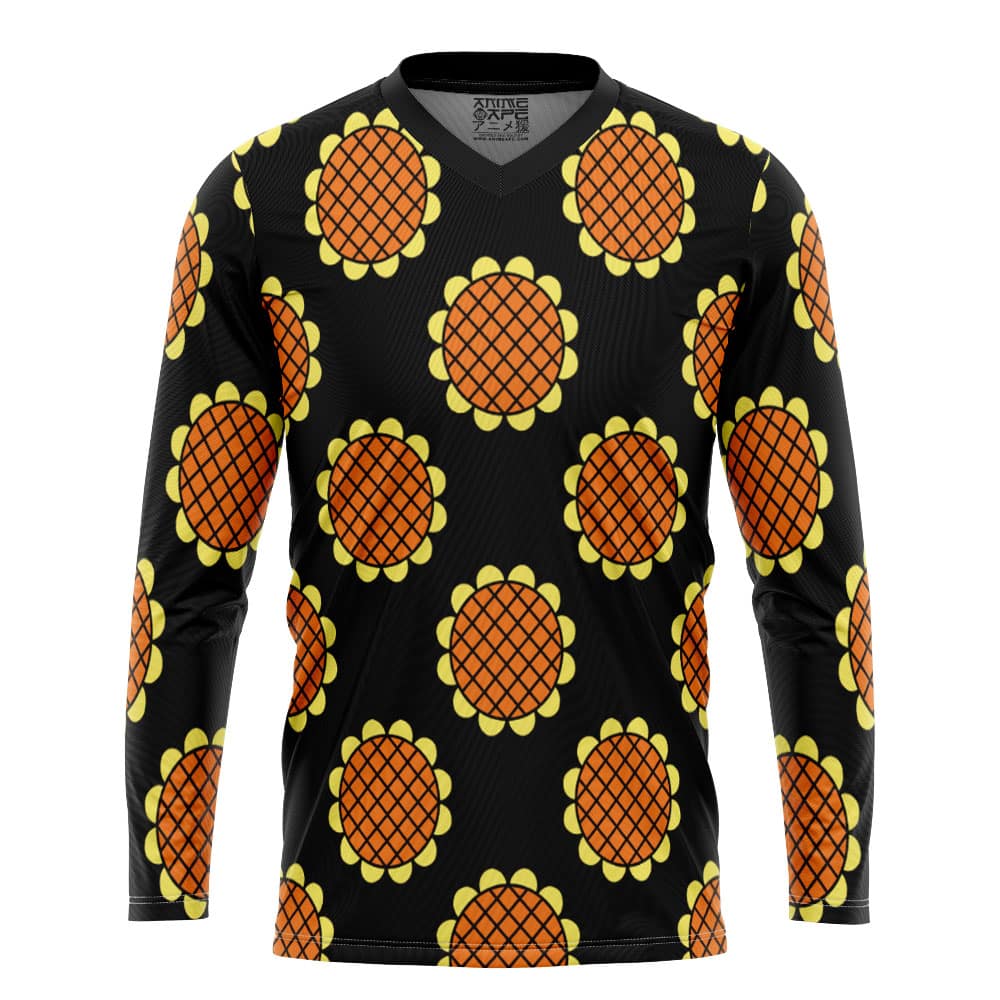 Monkey D. Luffy Black Dressrosa One Piece Hockey Jersey