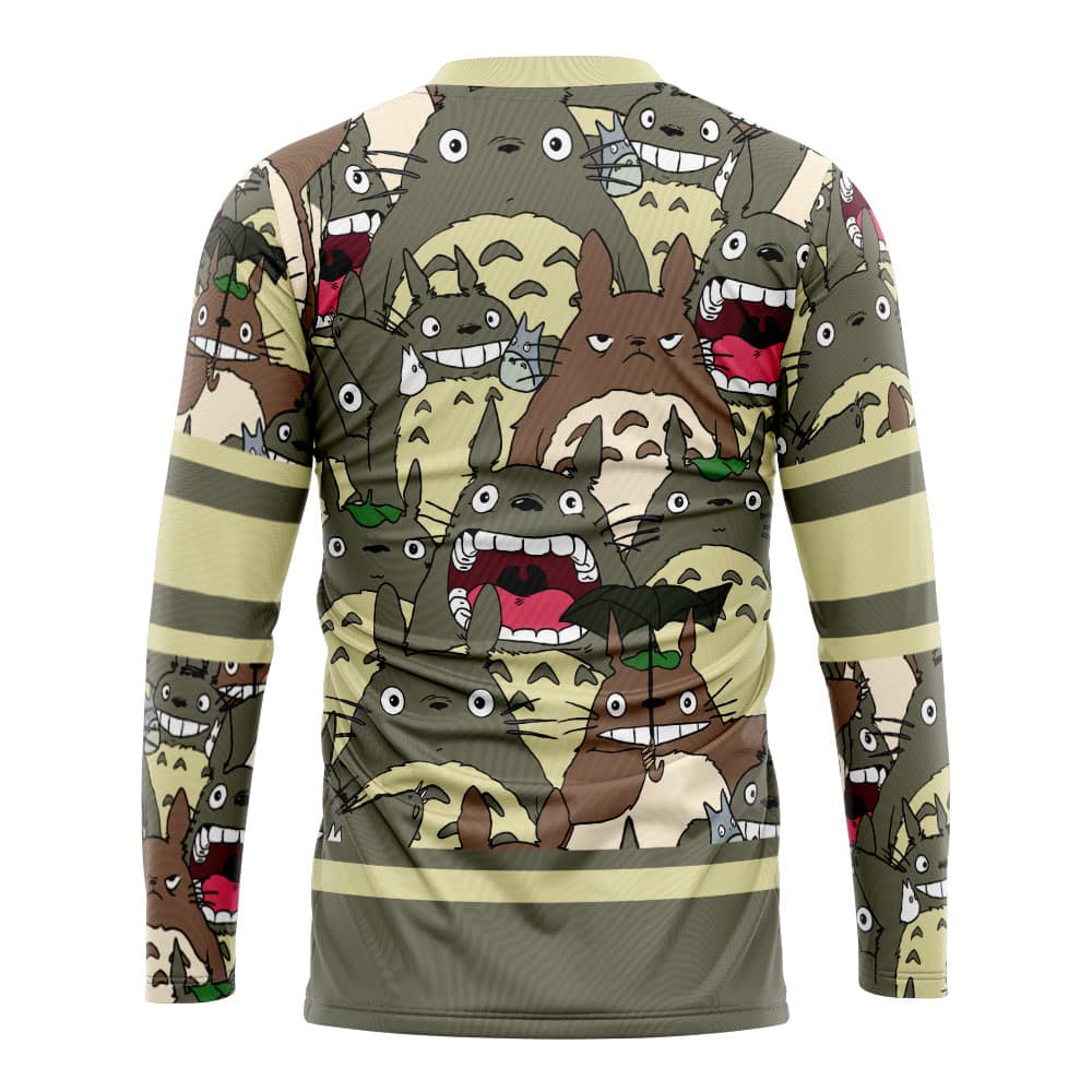 My Neighbor Totoro Pattern Studio Ghibli Hockey Jersey - Image 2