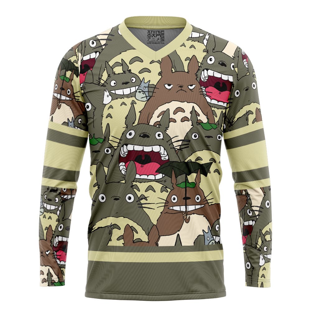 My Neighbor Totoro Pattern Studio Ghibli Hockey Jersey