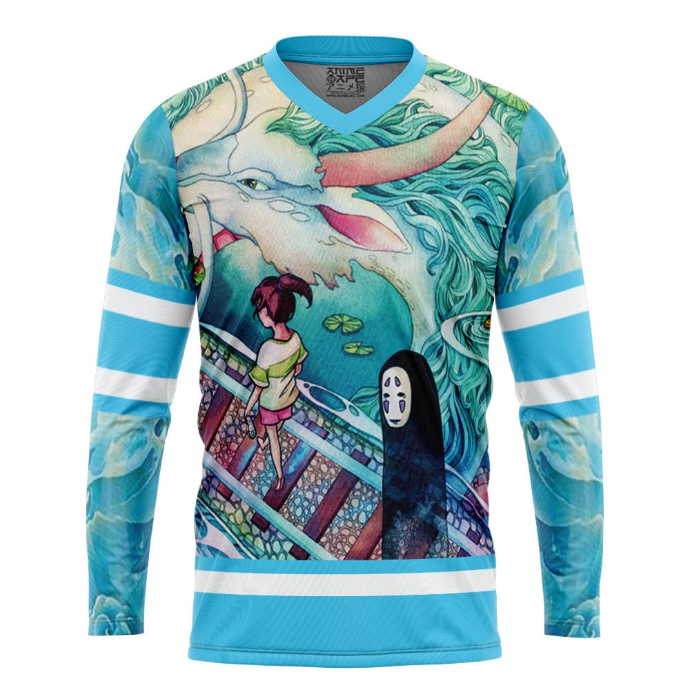 Mythical Spirited Away Studio Ghibli Hockey Jersey