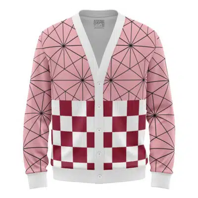 Nezuko Kamado Demon Slayer Knitted Cardigan Sweater