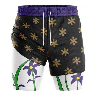 Nico Robin Wano Arc One Piece 2-in-1 Performance Shorts