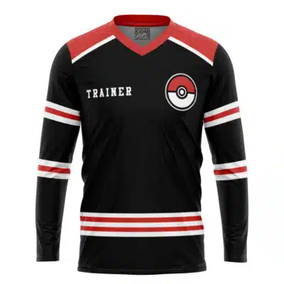 Poke League Champion Pokemon Hockey Jersey