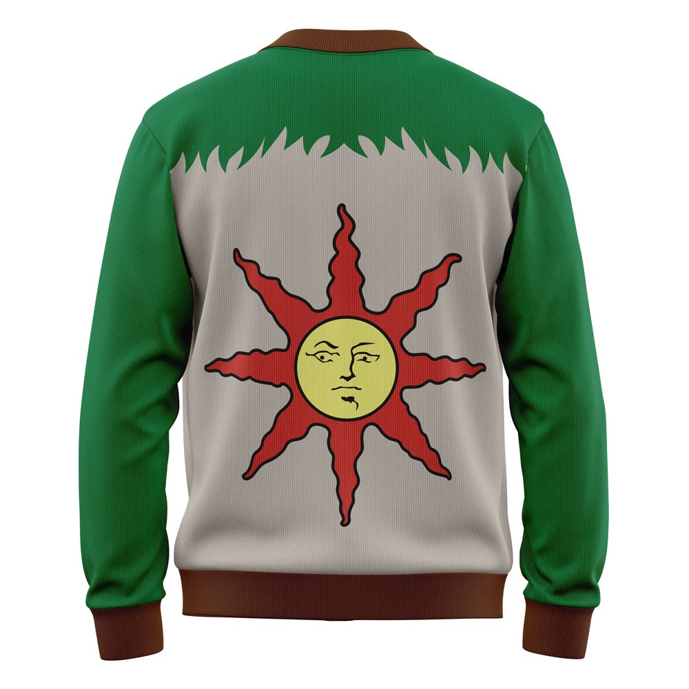 Praise the Sun Dark Souls Knitted Cardigan Sweater - Image 2