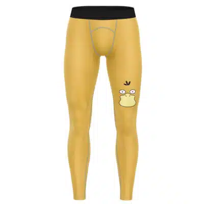 Psyduck Face Pokemon Compression Pants Spats