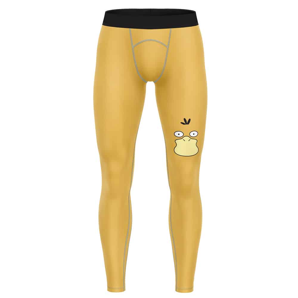 Psyduck Face Pokemon Compression Pants Spats