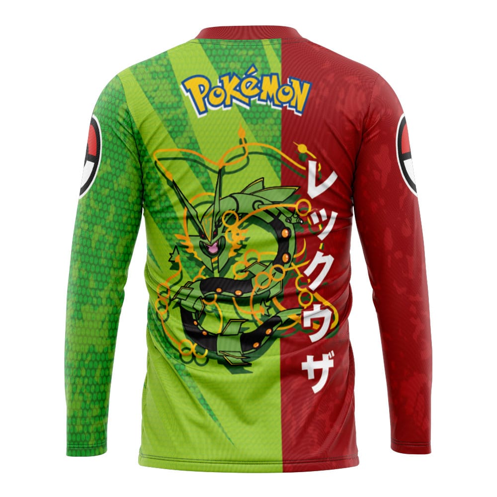 Rayquaza Attack Pokemon Hockey Jersey - Image 2