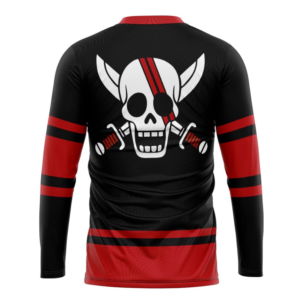 Red Hair Pirates One Piece Hockey Jersey - Image 2