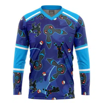 Shiny Umbreon Pattern Pokemon Hockey Jersey