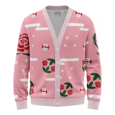 Shunsui Kyuraki Bleach Knitted Cardigan Sweater