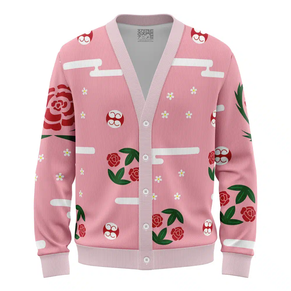 Shunsui Kyuraki Bleach Knitted Cardigan Sweater