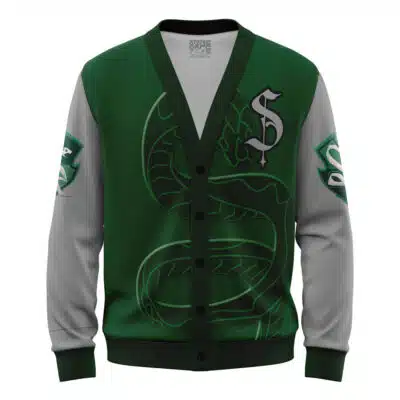 Slytherin Harry Potter Knitted Cardigan Sweater