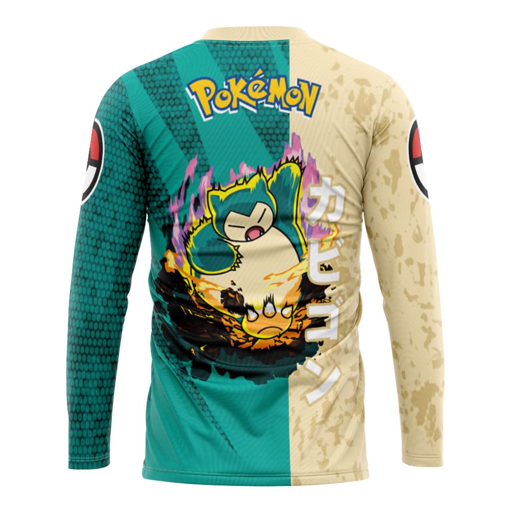 Snorlax Attack Pokemon Hockey Jersey - Image 2
