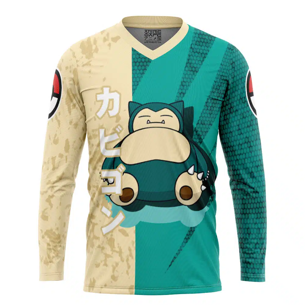 Snorlax Attack Pokemon Hockey Jersey