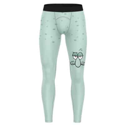 Squidward Face SpongeBob Squarepants Compression Pants Spats