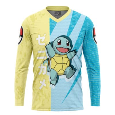 Squirtle Attack Pokemon Hockey Jersey