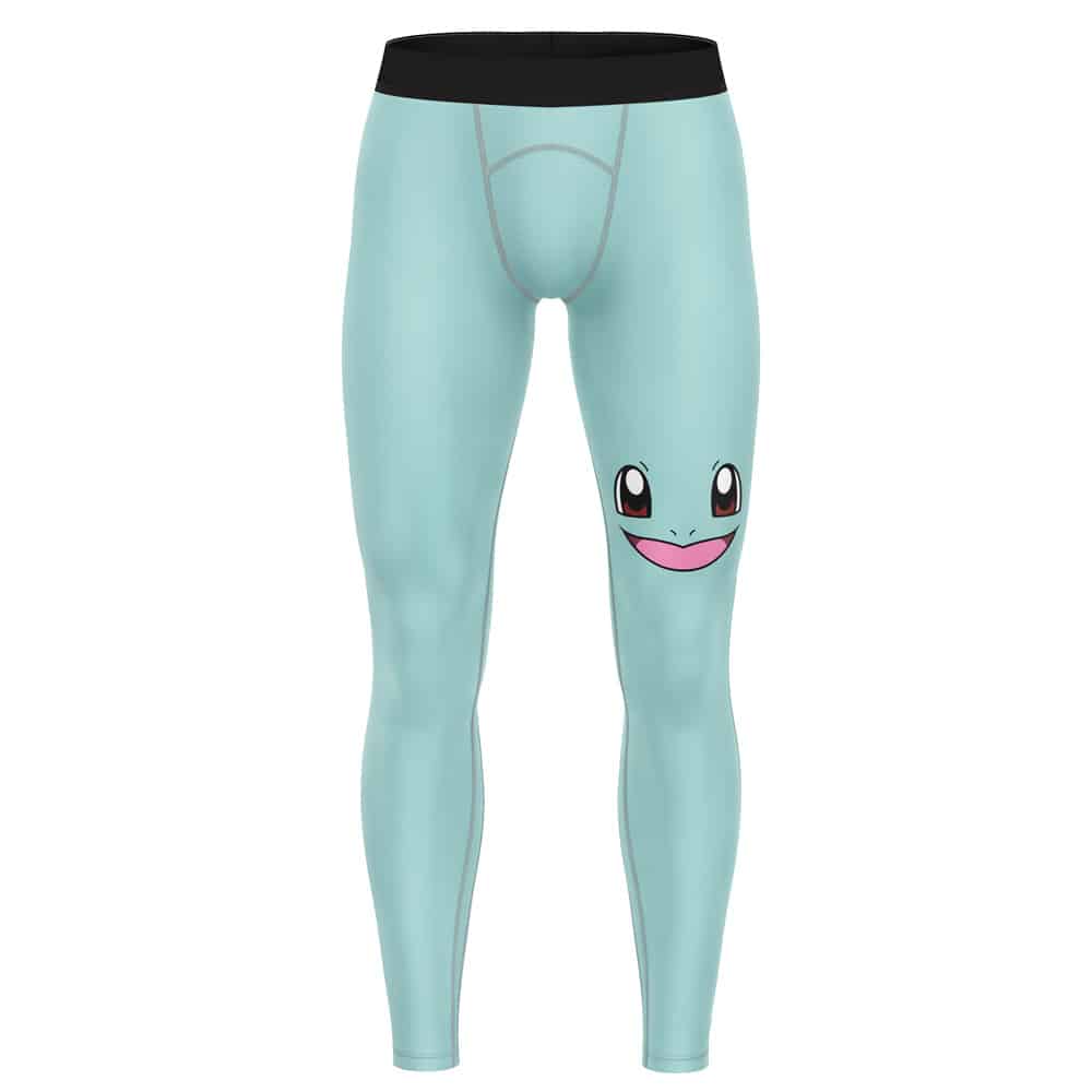 Squirtle Face Pokemon Compression Pants Spats