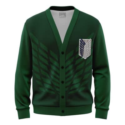Survey Corps Attack on Titan Knitted Cardigan Sweater
