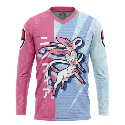 Sylveon Attack Pokemon Hockey Jersey
