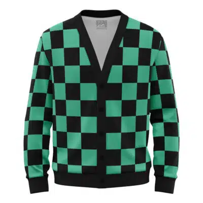Tanjiro Kamado Demon Slayer Knitted Cardigan Sweater