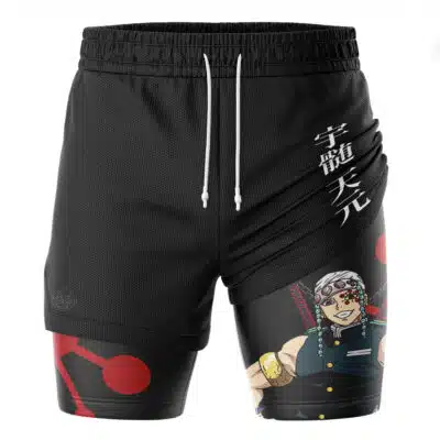 Tengen Uzui Sound Hashira Demon Slayer 2-in-1 Performance Shorts