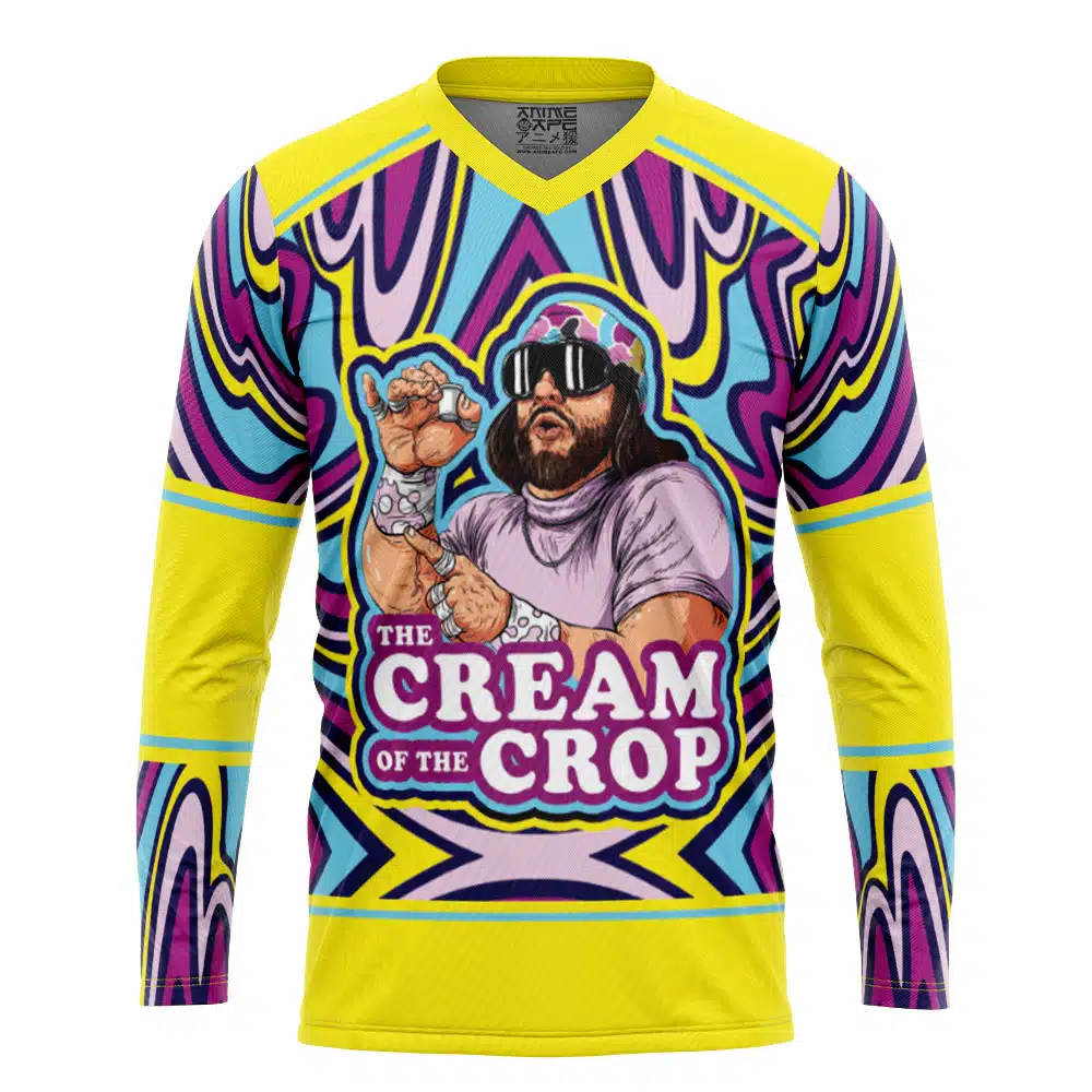 The Cream of the Crop V1 Trippy Randy Savage Hockey Jersey