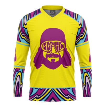 The Cream of the Crop V2 Trippy Randy Savage Hockey Jersey