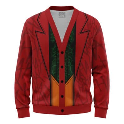 The Joker DC Comics Knitted Cardigan Sweater