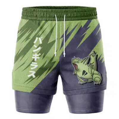 Tyranitar Attack V1 Pokemon 2-in-1 Performance Shorts