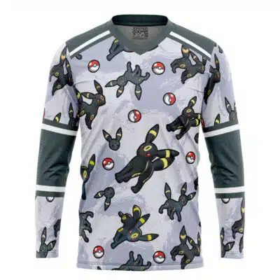 Umbreon Pattern Pokemon Hockey Jersey