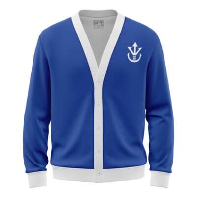 Vegeta Symbol Dragon Ball Z Knitted Cardigan Sweater