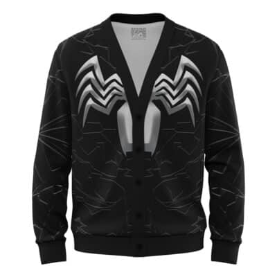 Venom Marvel Knitted Cardigan Sweater