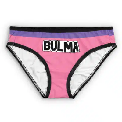 Bulma Pink Outfit Cosplay DBZ Panties