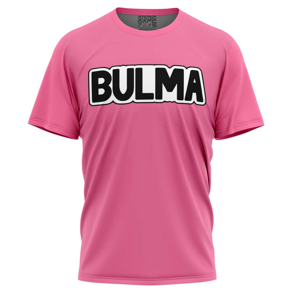 Bulma Pink Outfit Cosplay Dragon T-Shirt