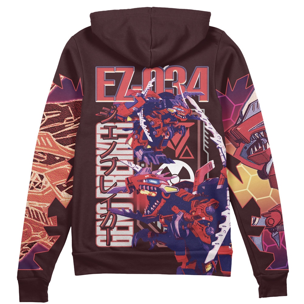 Geno Breaker Zoids Streetwear Zip Hoodie Jacket