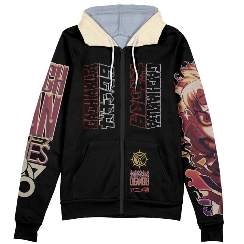 Rudo Surebrec V2 Gachiakuta Streetwear Zip Hoodie Jacket | Anime Ape