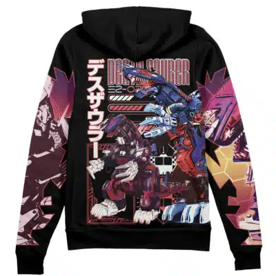 Death Saurer Zoids Streetwear Zip Hoodie Jacket