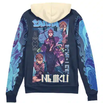 Zanka Nijiku Gachiakuta Streetwear Zip Hoodie Jacket