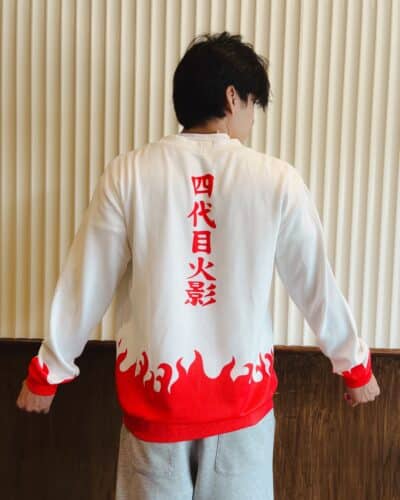 4th Hokage Shippuden Knitted Cardigan Sweater