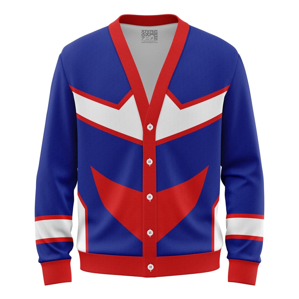 All Might My Hero Academia Knitted Cardigan Sweater
