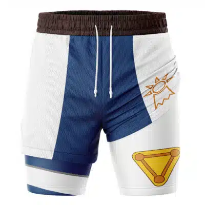 Angemon Digimon 2-in-1 Performance Shorts