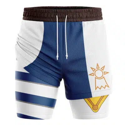 Angemon Digimon 2-in-1 Performance Shorts