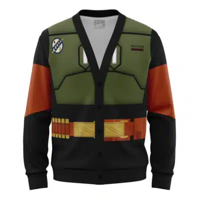 Boba Fett Star Wars Knitted Cardigan Sweater
