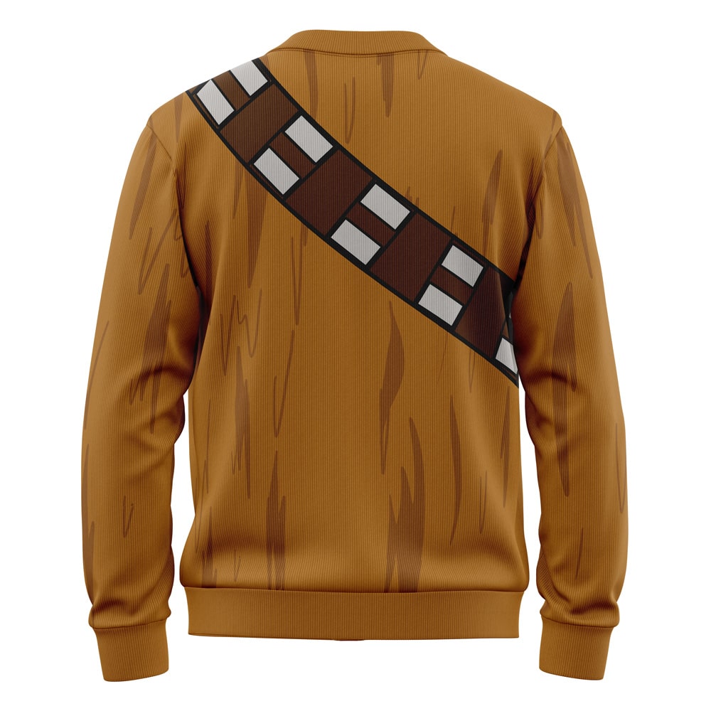 Chewbacca Star Wars Knitted Cardigan Sweater - Image 2