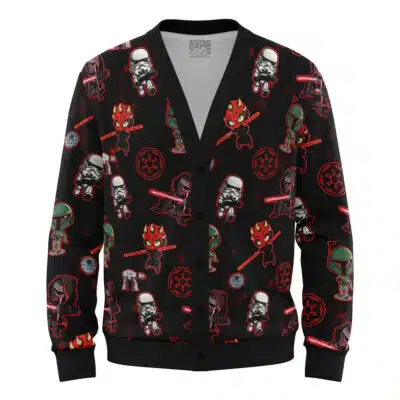 Chibi Sith Star Wars Knitted Cardigan Sweater